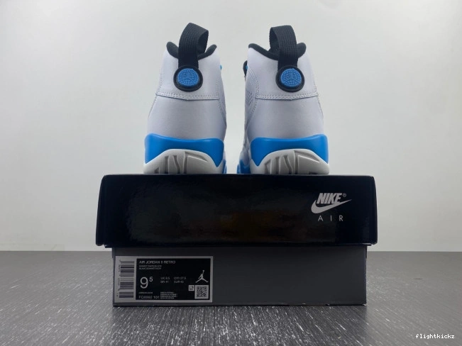 9 Air Powder Jordan Blue FQ8992-101 0817